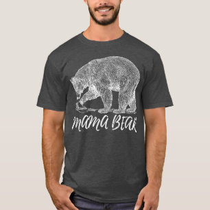 Cool Mama Bear Grizzly Bears Zoo Animal Bears Love T-Shirt