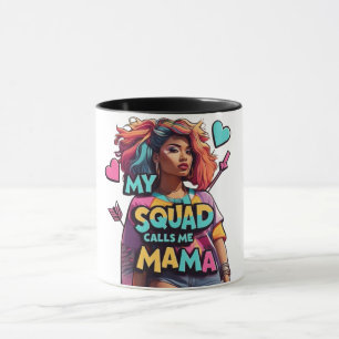 Cool Mama Squad Hearts Arrows Mothers Day Mug