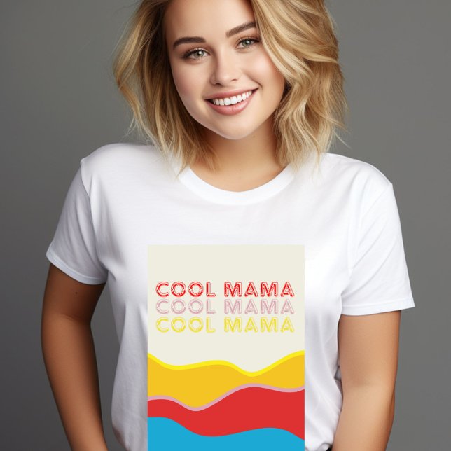 Cool Mama Waves | Retro graphic   T-Shirt (Creator Uploaded)