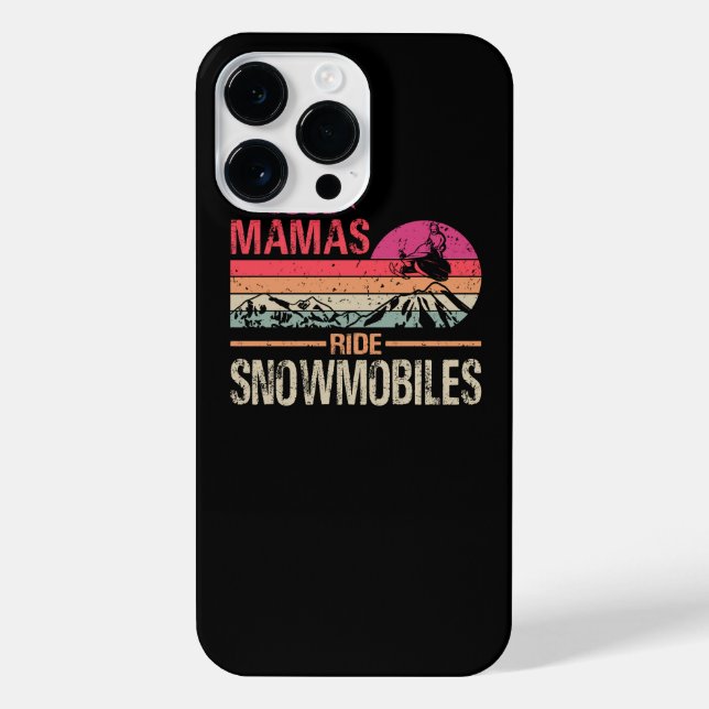 Cool Mamas Ride Snowmobiles - Snowmobile Dad Grand iPhone Case (Back)