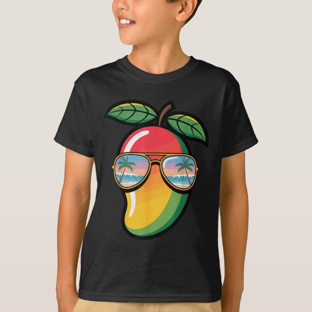 Cool Mango Costume For Men Women Mango Fruit Lover T-Shirt (Front)