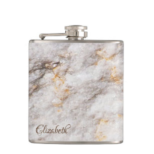 Cool Marble Granite Stone Texture Hip Flask