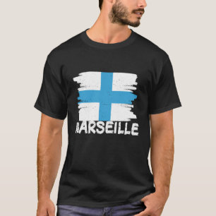 Cool Marseille Flag T-Shirt