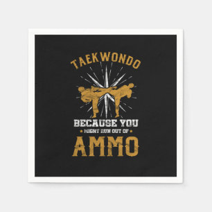 Cool Martial Artist Gifts Awesome Taekwondo Arts Napkin