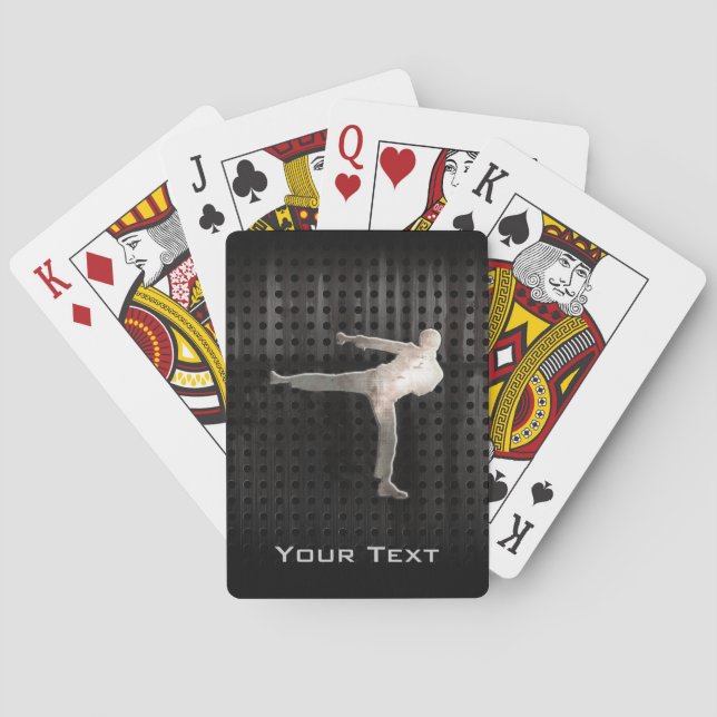 Cool Martial Arts Playing Cards (Back)