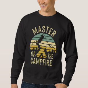 Cool Master Campfire Camping For Kids Men Women Sweatshirt