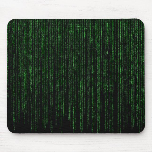 Cool Matrix Effect Mouse Pad (Front)