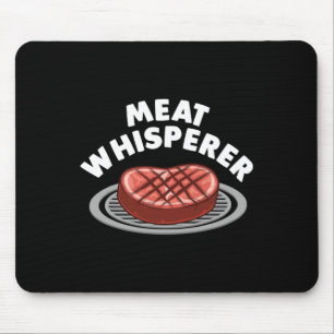 Cool Meat Cutter For Men Women Meat Chef Griller B Mouse Pad