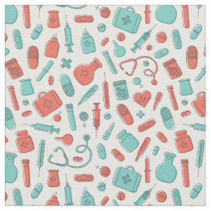 Cool Medical Nurse Doctor Hospital Equipment  Fabric