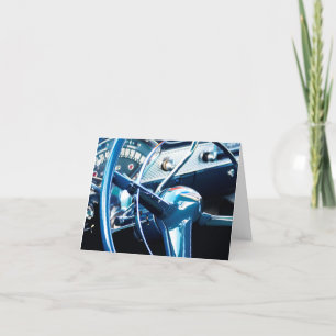 Cool Men's Retro Car Birthday Card