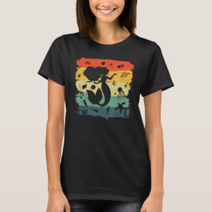 Cool Mermaid For Girls Kids Women Under Sea Mermai T-Shirt