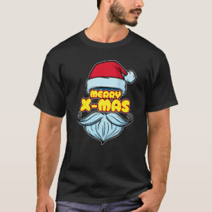 Cool Merry Xmas Statement Christmas Santa Claus Pa T-Shirt