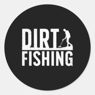Cool Metal Detecting For Men Women Detector Treasu Classic Round Sticker