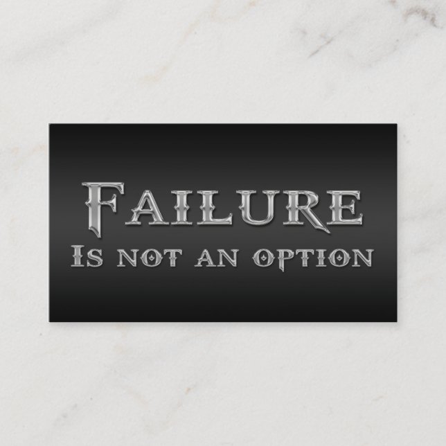 Cool Metallic Life Coach Business Cards (Front)