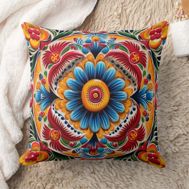 Cool Mexican pattern lovers  Cushion (Blanket)