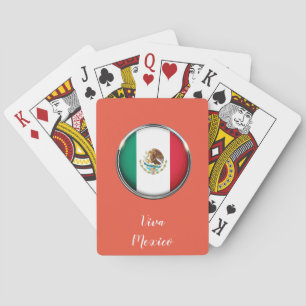 Cool Mexico Flag Design Playing Cards