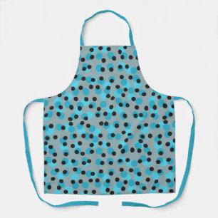 Cool Mid-Century Retro Iceberg Dots Apron