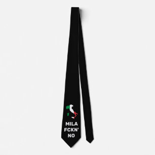 Cool MILANO - Mila Fckn No with flag Tie
