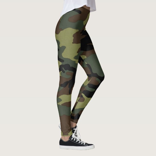 Cool Military Camouflage Camo Leggings (Right)