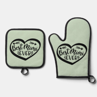 Cool Mimi Club, Mimi Gift Oven Mitt & Pot Holder Set