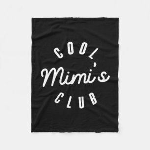 Cool mimi's club nana funny mother's day fleece blanket
