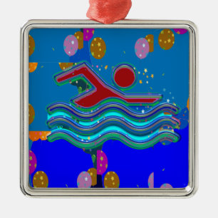 COOL MINDS in Hot Times Metal Ornament