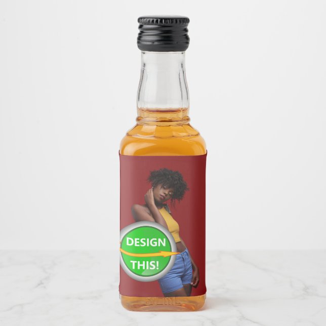 COOL! Mini Liquor Bottle Labels (3x2) - Set of 10 (Front)