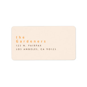 Cool Minimalist Label