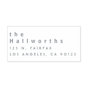 Cool minimalist  self-inking stamp