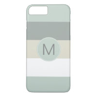 Cool Minimalist Stripes Pattern with Any Monogram