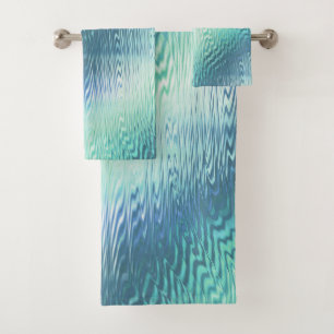 cool mint ripple : bath towel set