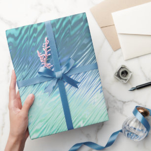 cool mint ripple : wrapping paper