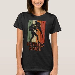 Cool Mma, Kickboxing And Muay Thai Flying Knee T-Shirt