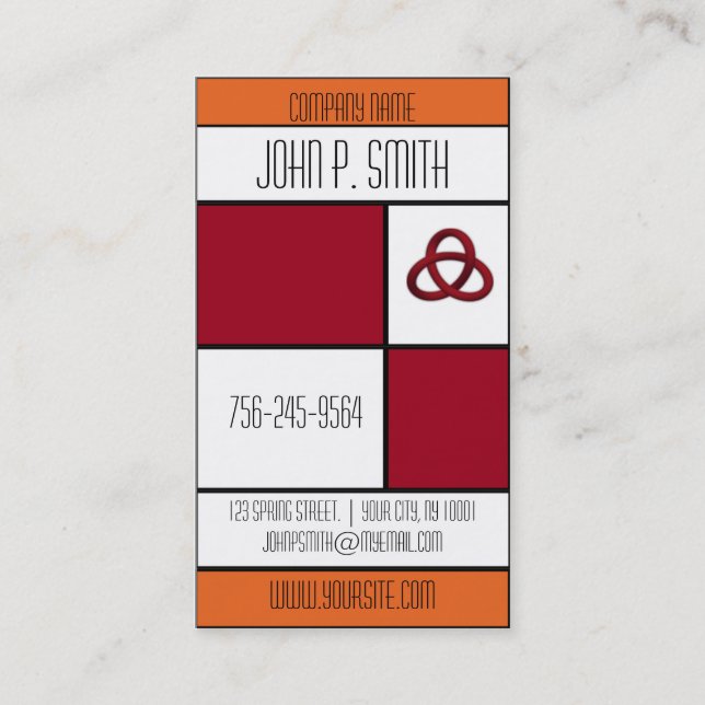 Cool Mod Professional Boxed Business Cards (Front)