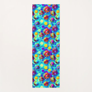 Cool modern abstract colourful crystal Yoga Mat