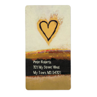 Cool modern art heart painting customise your own