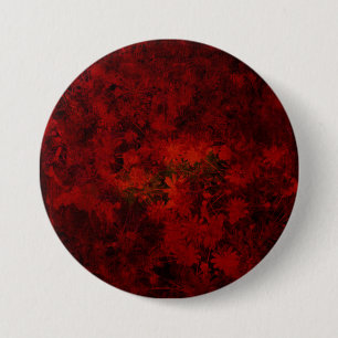 Cool, modern art of floral / flower pattern 7.5 cm round badge