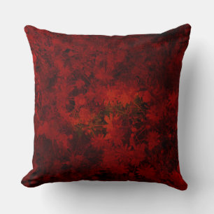 Cool, modern art of floral / flower pattern cushion