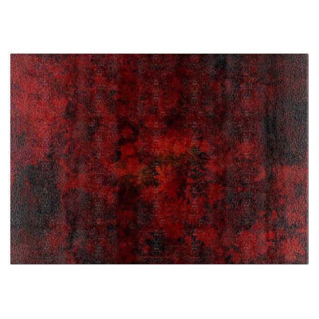 Cool, modern art of floral / flower pattern cutting board (Front)