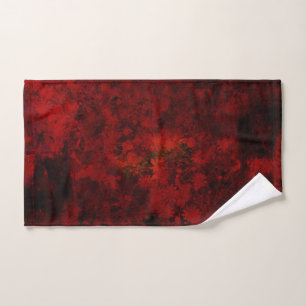 Cool, modern art of floral / flower pattern hand towel