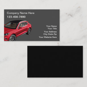 Cool Modern Automotive Business Cards