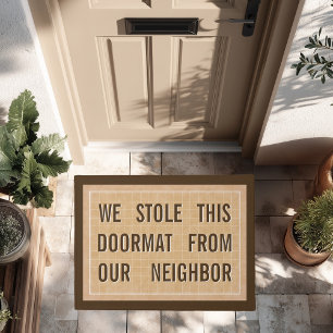 Cool Modern Chic Sassy Hilariously Funny Doormat