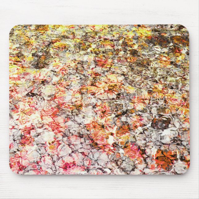Cool, modern, colourful abstract background mouse pad (Front)