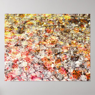 Cool, modern, colourful abstract background poster