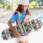 Cool Modern Colourful Tribal Pattern Skateboard<br><div class="desc">This modern design features a cool and trendy modern tribal pattern #skateboarding #skate #skateboard #skatelife #sk #skateboardingisfun #skater #skatepark #skateshop #skateeverydamnday #skateeverydamnday #skateboarder #skateboards #skating #life #skatergirl #trendy #cool #outdoor</div>