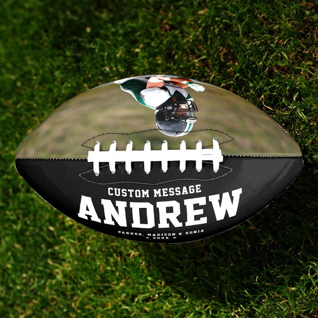 Cool Modern Custom Photo Gift Unique Trendy Football (Creator Uploaded)
