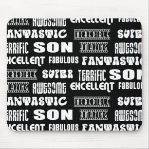 Cool Modern Design 4 Sons  Positive Words Mouse Pad