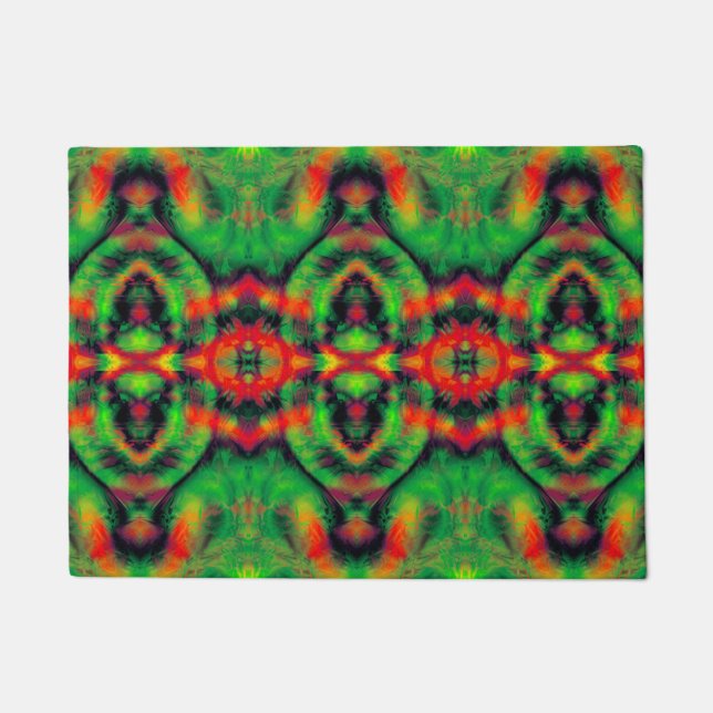 Cool Modern Digital Abstract Doormat (Front)