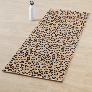 Cool modern elegant animal print leopard  yoga mat