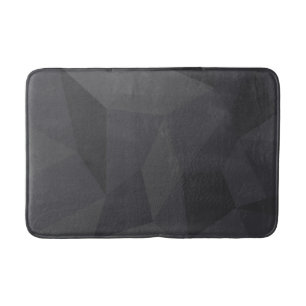 Cool, modern, elegant, trendy trapezoid shapes bath mat